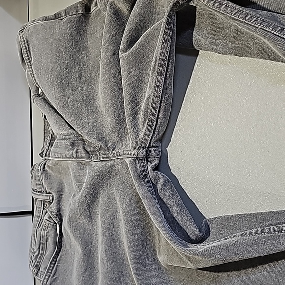 Levis 514 gray 38x32 straight leg jeans - Picture 6 of 7